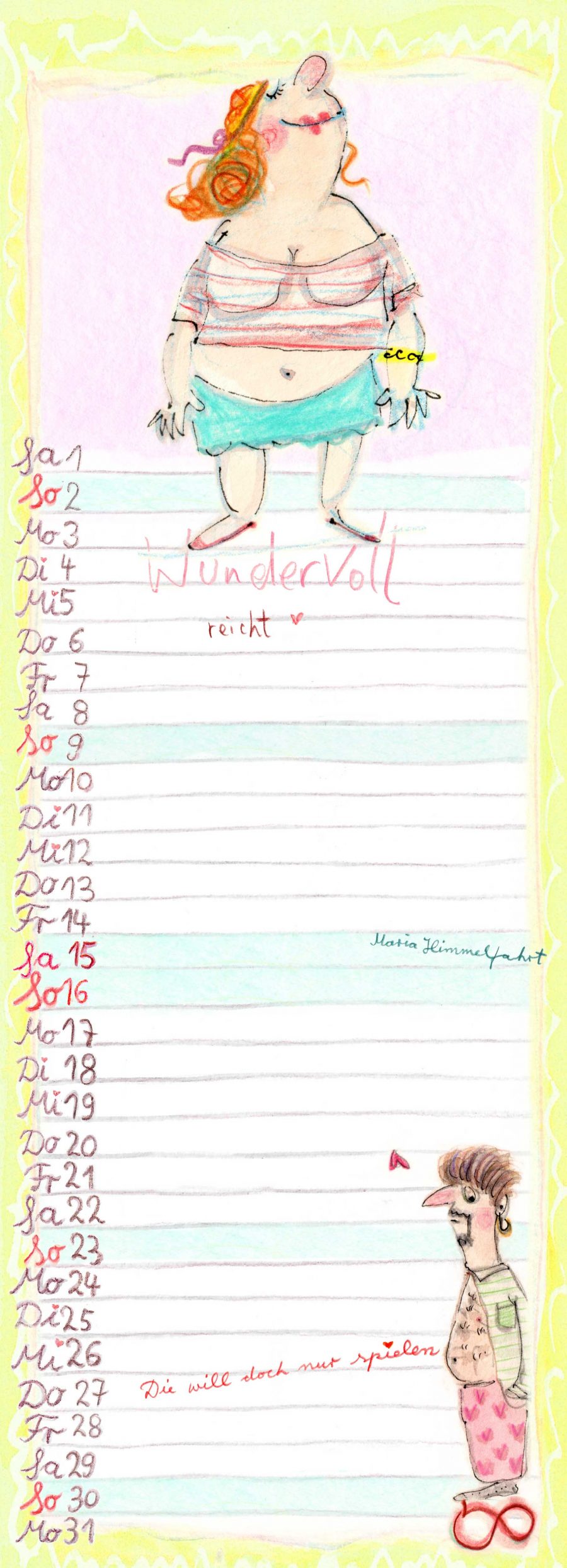 2026 `viel Leicht´ - Königinnenkalender – Bild 2
